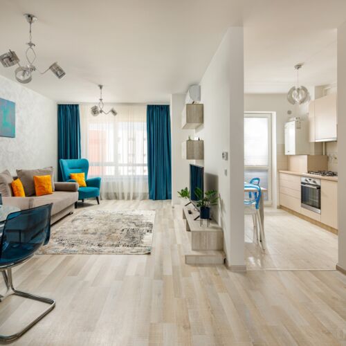 Executive Apartman s balkónem pro 6 os. se 3 ložnicemi