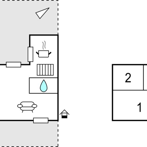 Casă de vară pentru 4 pers. (se inchirieaza doar integral)