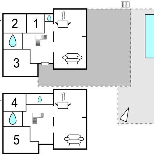 Casă de vară pentru 10 pers. (se inchirieaza doar integral)