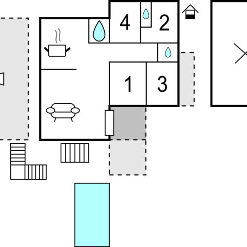 Domek letniskowy 8-osobowy 