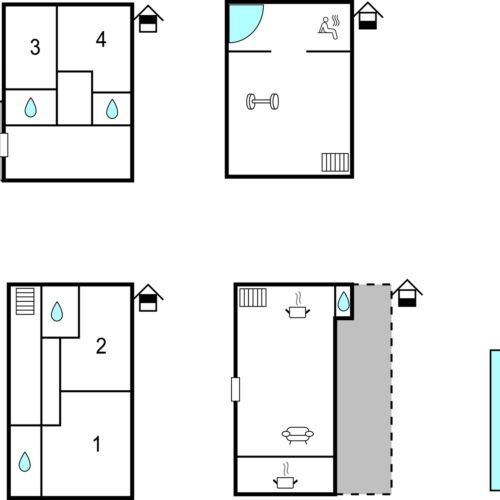 Summer House for 10 Persons