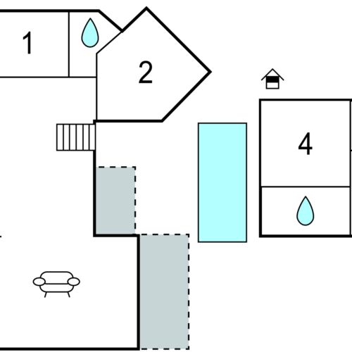 Domek letniskowy 8-osobowy 