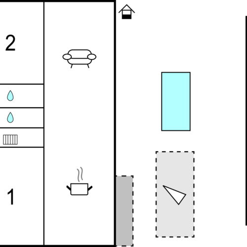 Domek letniskowy 6-osobowy 