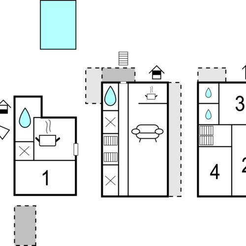 Domek letniskowy 8-osobowy 