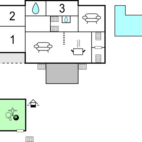 Domek letniskowy 8-osobowy 