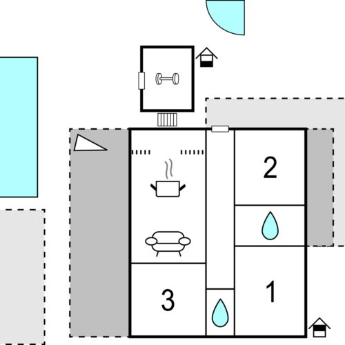 Apartment for 8 Persons