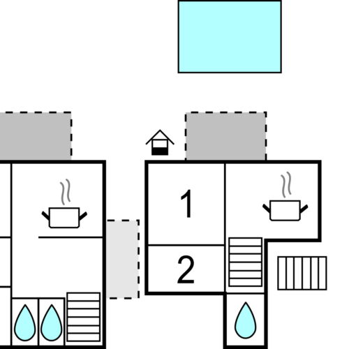 Casă de vară pentru 8 pers. (se inchirieaza doar integral)