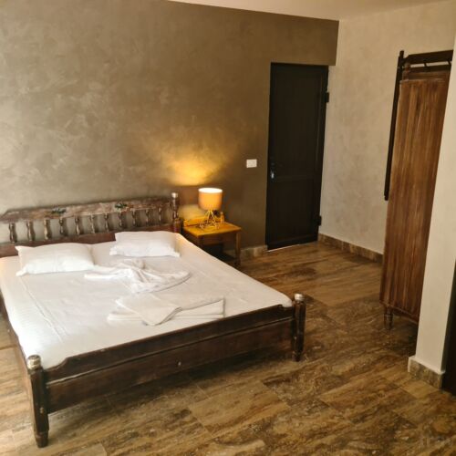 Pokoj s manželskou postelí s výhledem na moře 