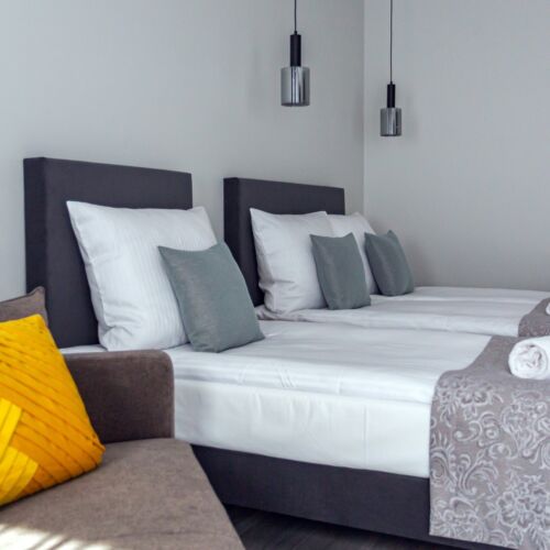 Apartament cu aer condiționat cu 1 camera pentru 3 pers. (se poate solicita pat suplimentar)