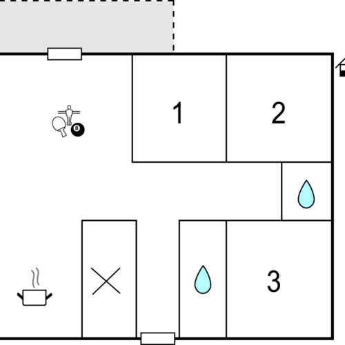 Casă de vară pentru 7 pers. (se inchirieaza doar integral)