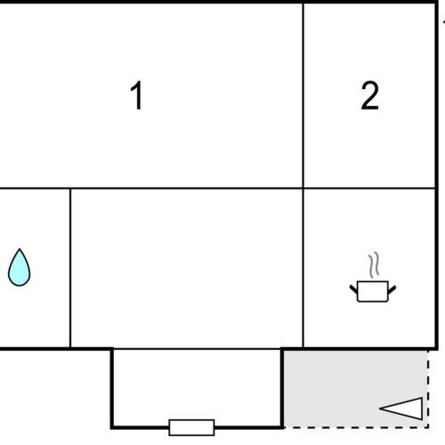 Casă de vară pentru 4 pers. (se inchirieaza doar integral)