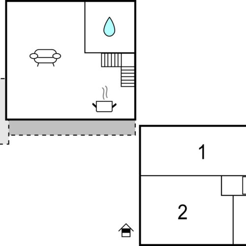 Casă de vară pentru 5 pers. (se inchirieaza doar integral)