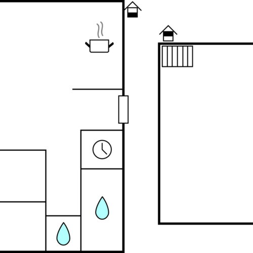 Casă de vară pentru 6 pers. (se inchirieaza doar integral)