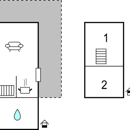 Casă de vară pentru 5 pers. (se inchirieaza doar integral)