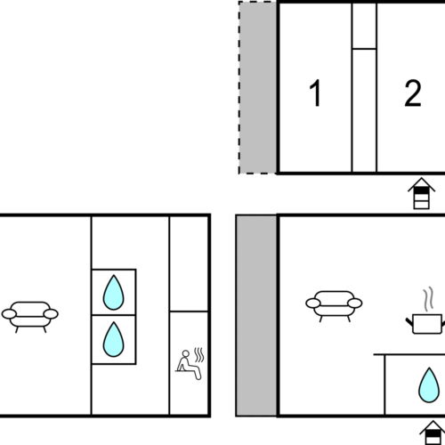Domek letniskowy 6-osobowy 