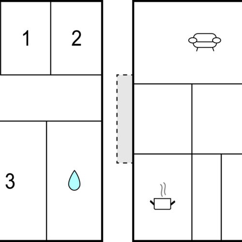 Domek letniskowy 6-osobowy 