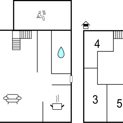 Casă de vară pentru 10 pers. (se inchirieaza doar integral)