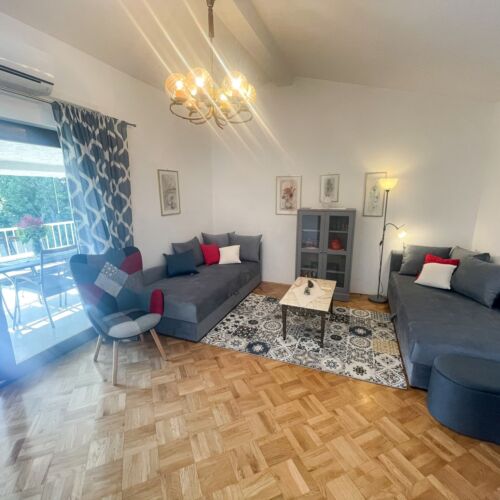 Sea View 2-Room Family Apartment for 4 Persons