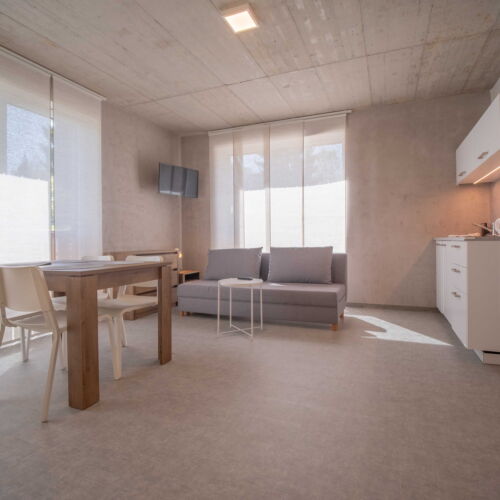 Studio Apartman s vlastní kuchyňkou pro 3 os. s 1 ložnicí (s možností přistýlky)