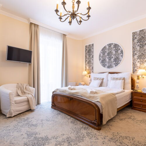 Apartament romantică cu balcon cu 1 camera pentru 2 pers.