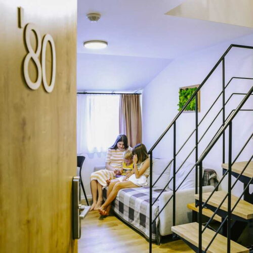 1-Room Family Apartment for 4 Persons Mezonet (extra beds available)