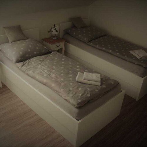 Apartament cu duș cu 1 camera pentru 2 pers.