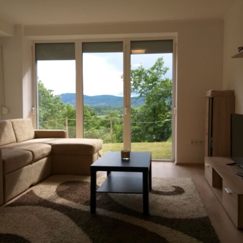 Forest View Ground Floor 3-Room Apartment for 5 Persons