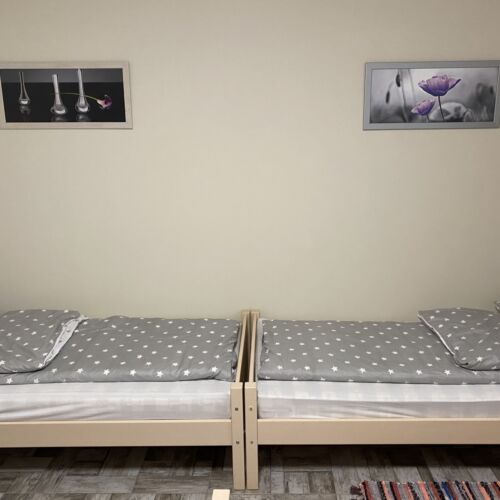 Apartament 3-osobowy z tarasem z widokiem na ogród z 1 pomieszczeniem sypialnianym