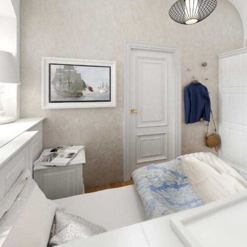 Pokoj se sprchou s balkónem pro 1 os.