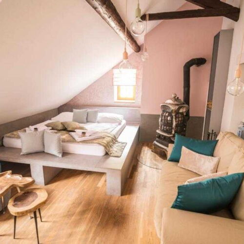 Romantik Pokoj se sprchou pro 2 os. (s možností přistýlky)