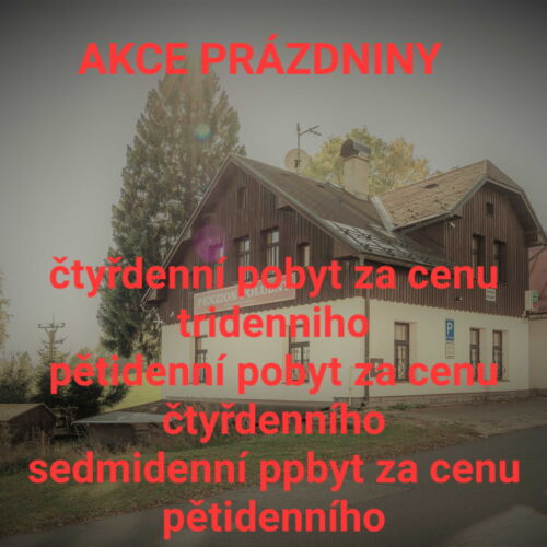 Chata (jako celek) se sprchou s vlastní kuchyňkou pro 20 os.