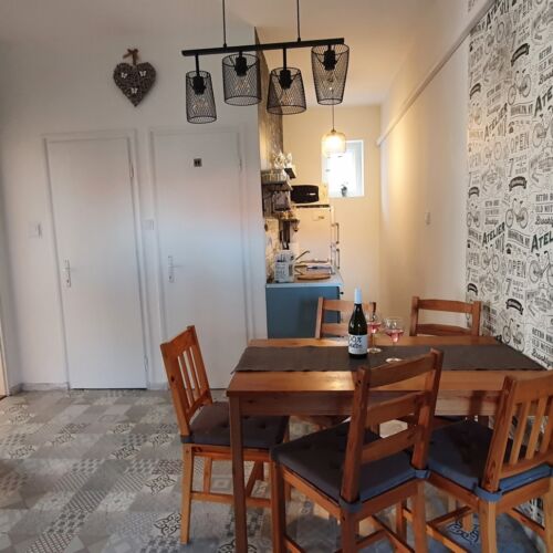 Apartman s terasou pro 6 os. se 2 ložnicemi s výhledem do zahrady