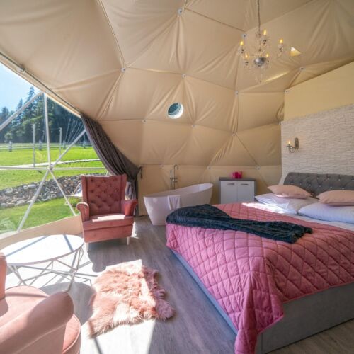 Domek całoroczny 2-osobowy z widokiem na góry