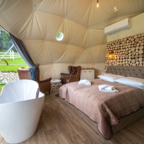 Domek letniskowy 2-osobowy z widokiem na góry