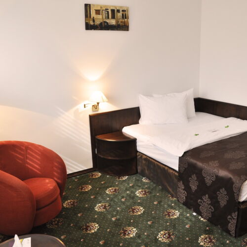 Camera dubla queen la etaj