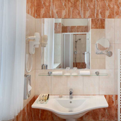 Junior Suite Pokoj se sprchou s manželskou postelí