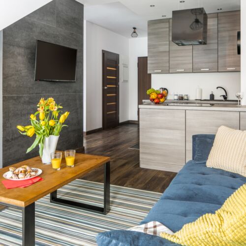 Apartament 4-osobowy Deluxe Studio z 1 pomieszczeniem sypialnianym