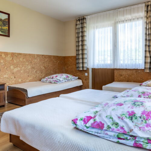 Pokój 4-osobowy z balkonem z widokiem na góry