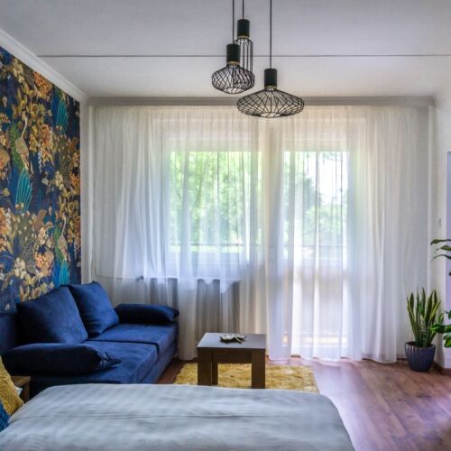 Angenehme Innenausstattung Deluxe 1-Zimmer-Apartment für 4 Personen