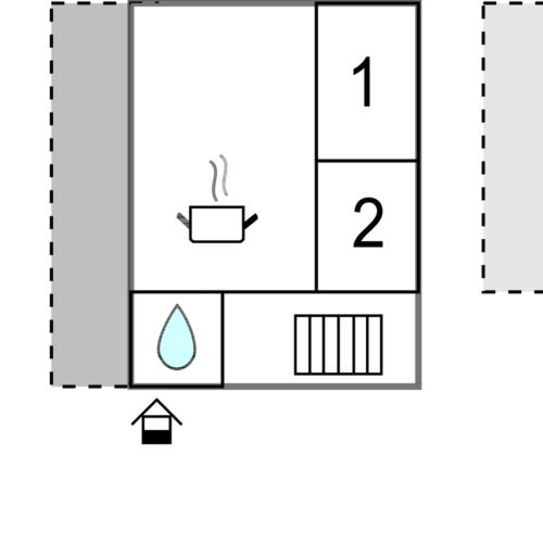 Casă de vară pentru 6 pers. (se inchirieaza doar integral)