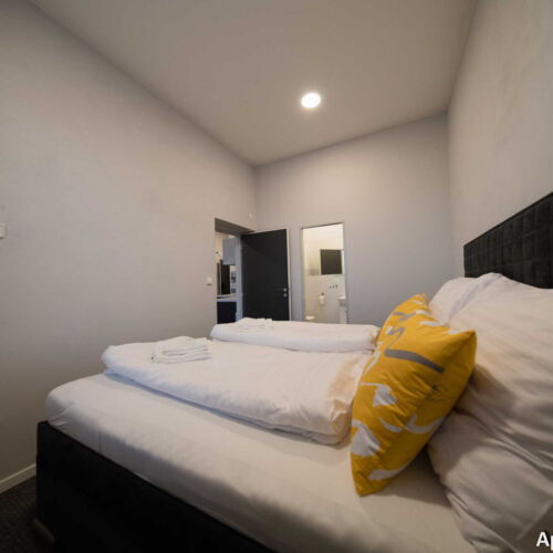 Apartament 2-osobowy z prysznicem z aneksem kuchennym (możliwa dostawka)