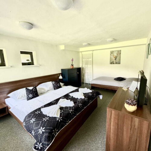 Camera tripla cu terasă