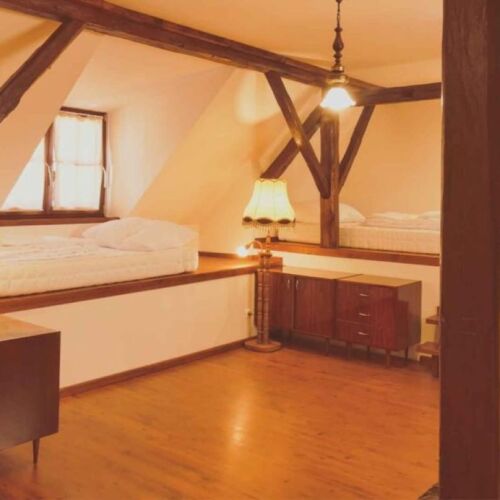 Apartman se sprchou s terasou pro 5 os. s 1 ložnicí (s možností přistýlky)