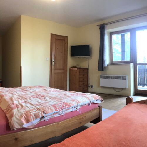 Pokój 2-osobowy z prysznicem z balkonem (możliwa dostawka)