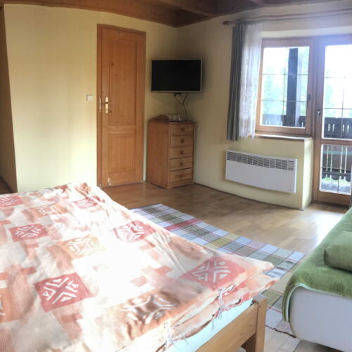 Pokój 2-osobowy z prysznicem z balkonem (możliwa dostawka)