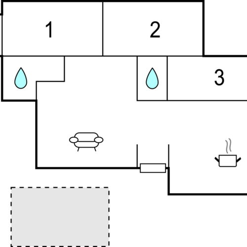 Summer House for 6 Persons