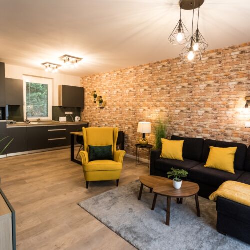 Premium 2-Zimmer-Apartment für 4 Personen mit Badewanne