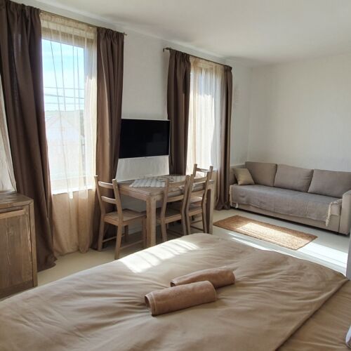 Apartament 2-osobowy na parterze Przyjazny podróżom rodzinnym z 1 pomieszczeniem sypialnianym