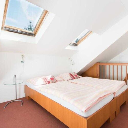 Apartman se sprchou s privátní koupelnou mimo apartmán pro 4 os. (s možností přistýlky)