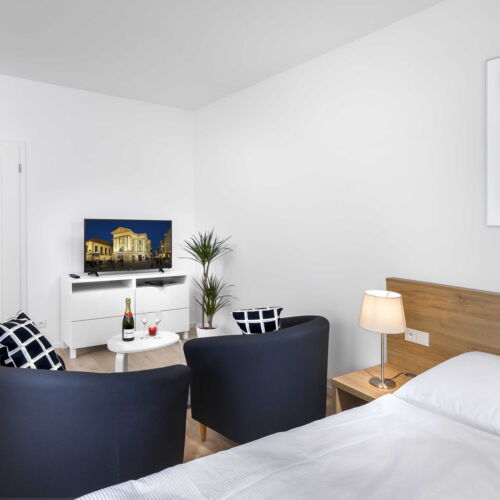 Studio Apartman se sprchou pro 2 os.